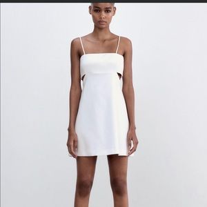 ZAra white cutout dress